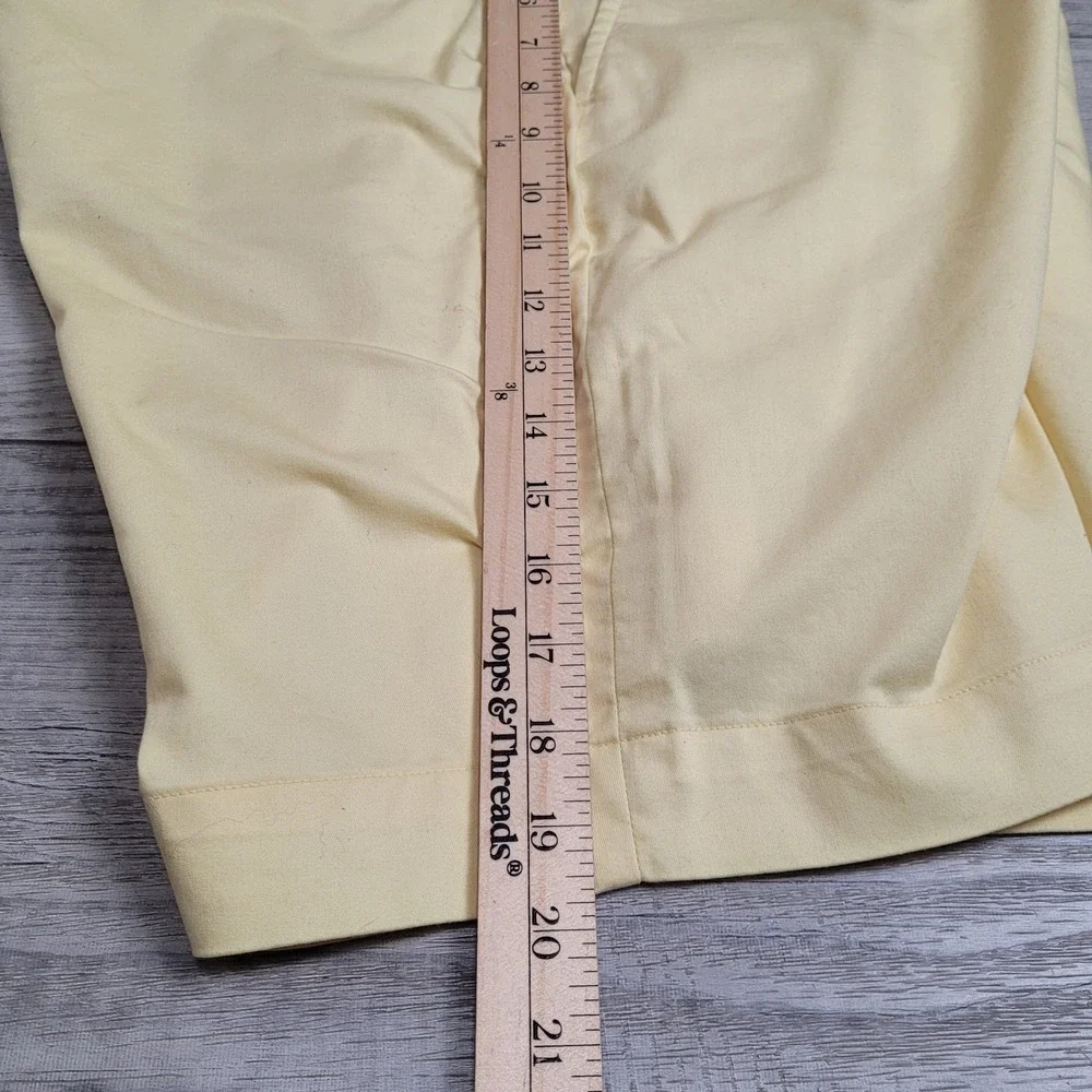 ⛳Polo Ralph Lauren Performance Golf Shorts Mens 38x9 Yellow Stretch Tailored Fit